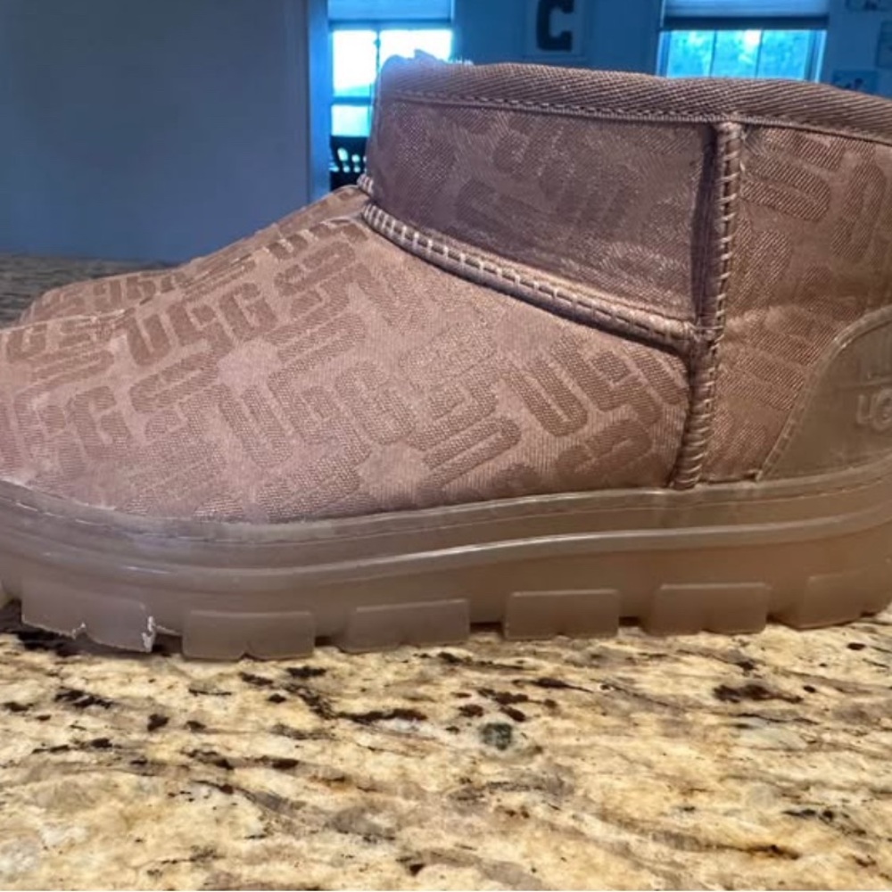 UGG Tan Logo Boots